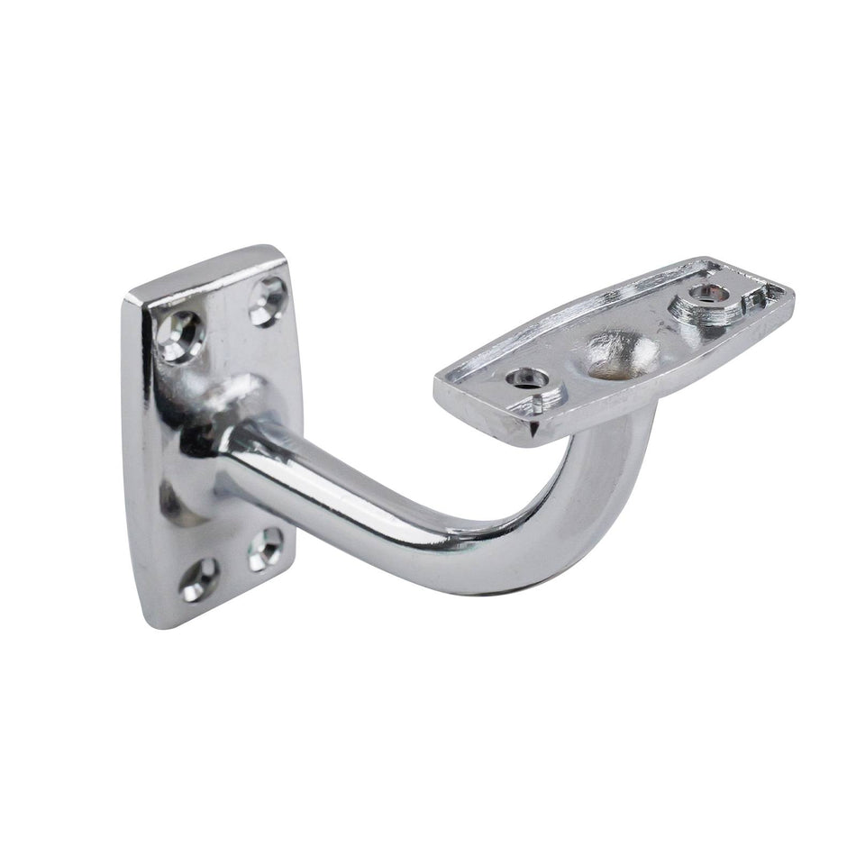 Carinya Chrome Flat Top Curved Handrail Bracket