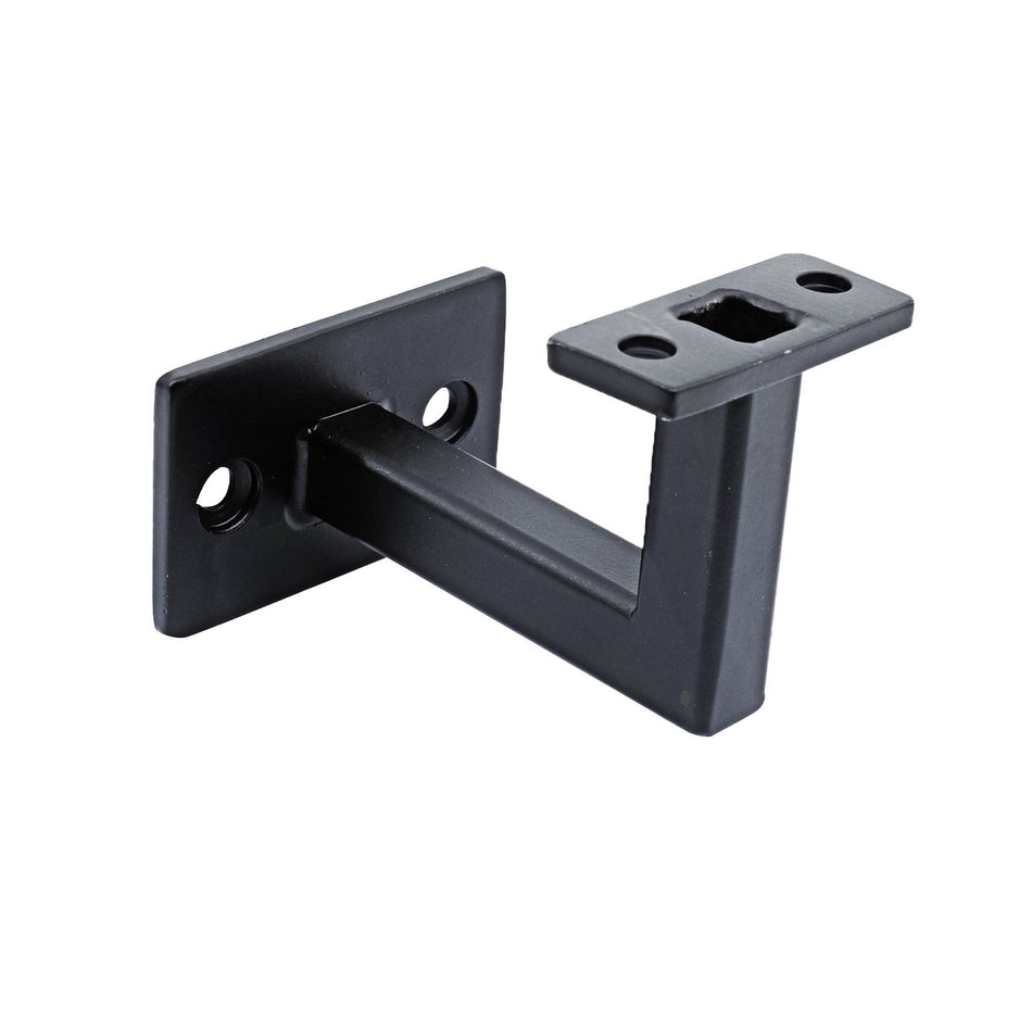 Carinya Black Flat Top Square Handrail Bracket - 4 Pack