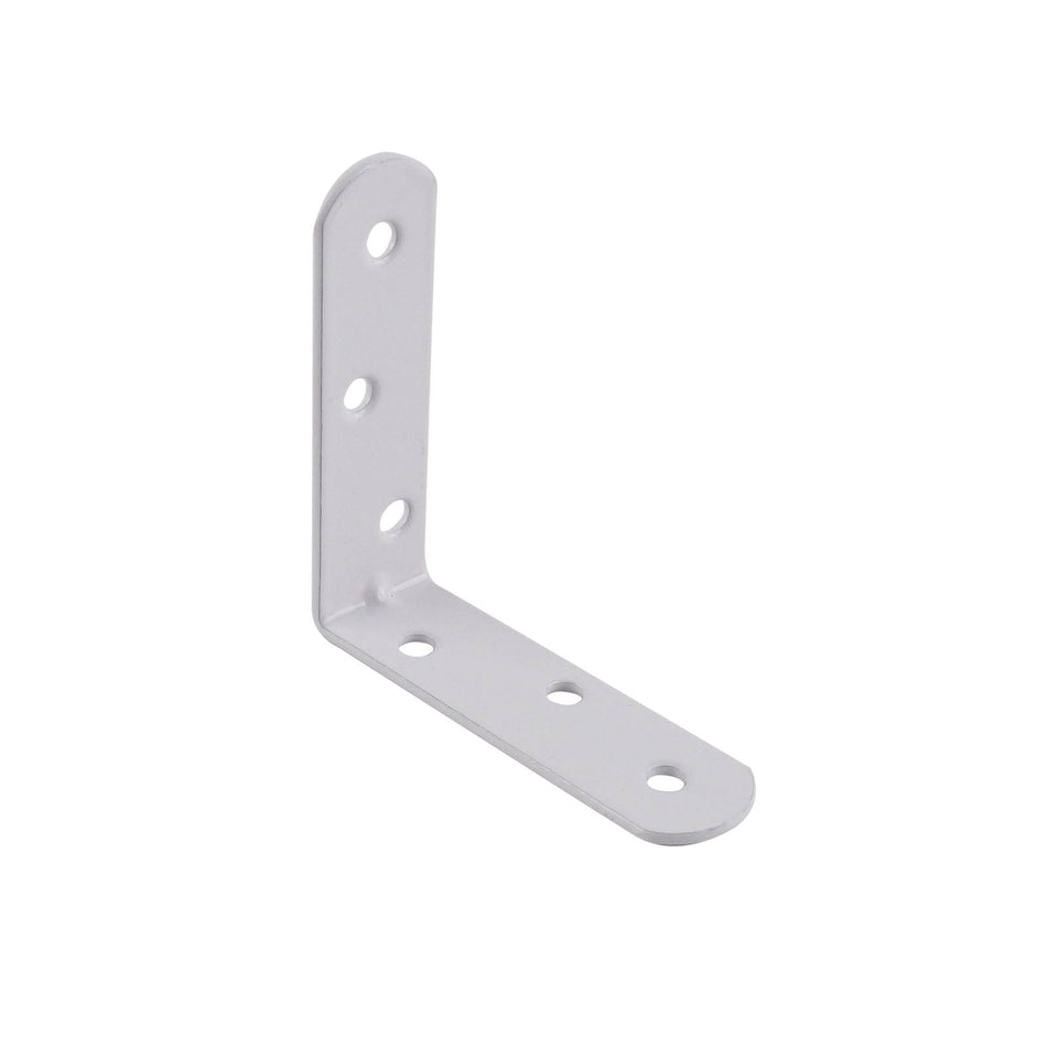 Carinya 70 x 70 x 20 x 2mm White Reinforcing Angle Bracket - 8 Pack