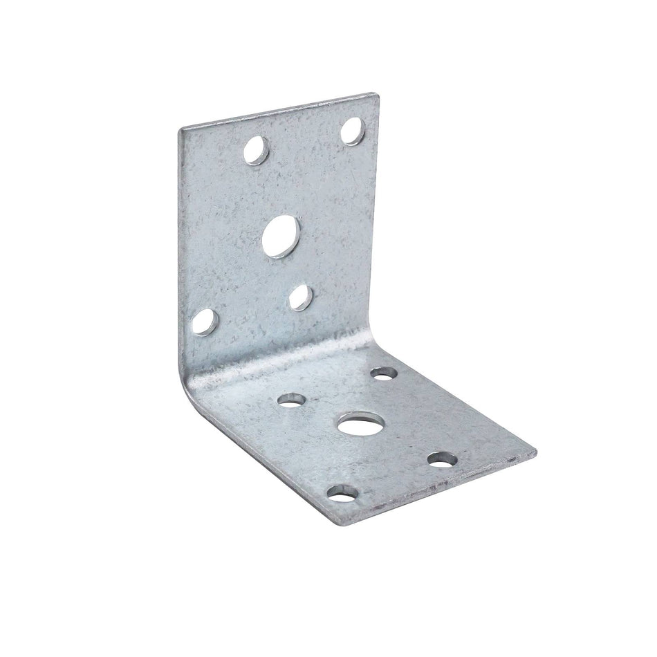 Carinya 50 x 50 x 40 x 2mm Galvanised Reinforcing Angle Bracket - 8 Pack