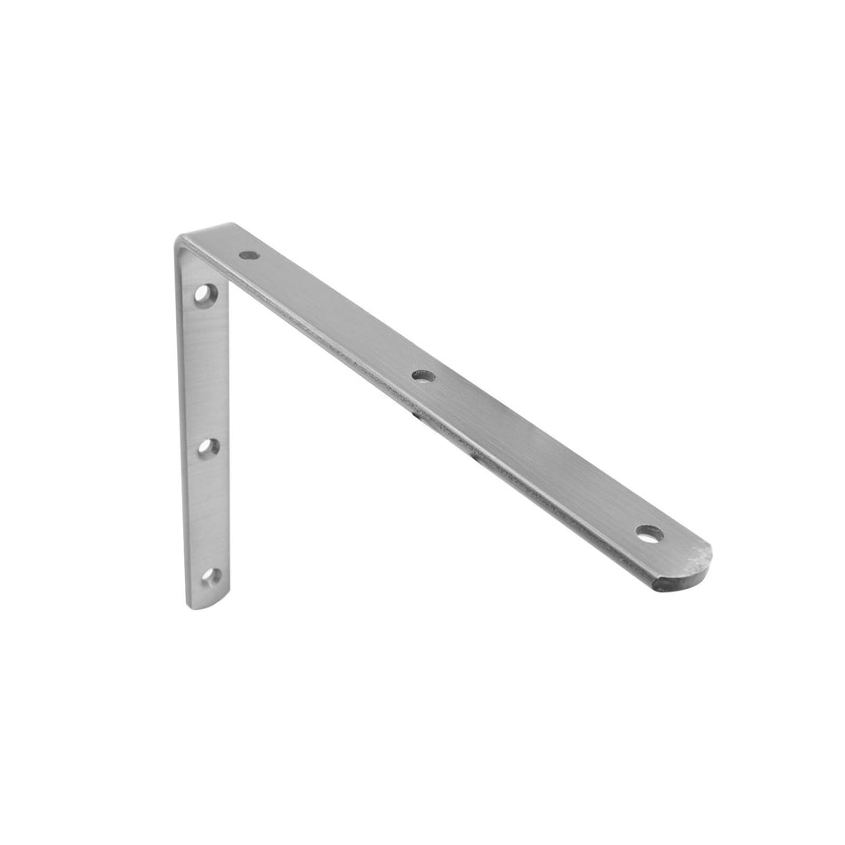 Carinya 250 x 200mm Satin Chrome Heavy Duty Angle Bracket