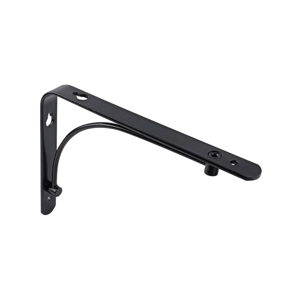 Carinya 200 x 150mm Black Classic Arch Stayed Bracket