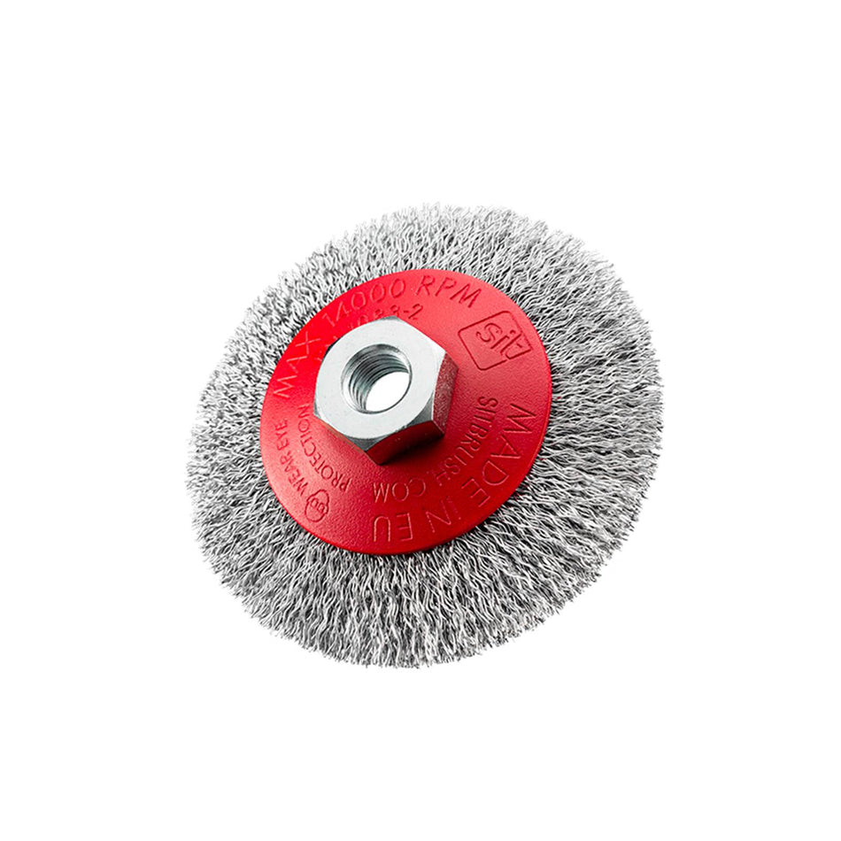 SIT Steel Crimped Conical Brush 95mm x M14