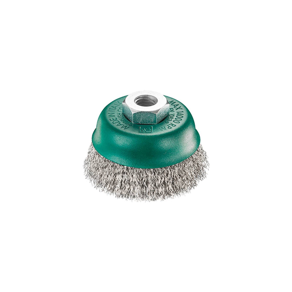 SIT Stainless Steel Crimped Cup Brush 75mm x M14