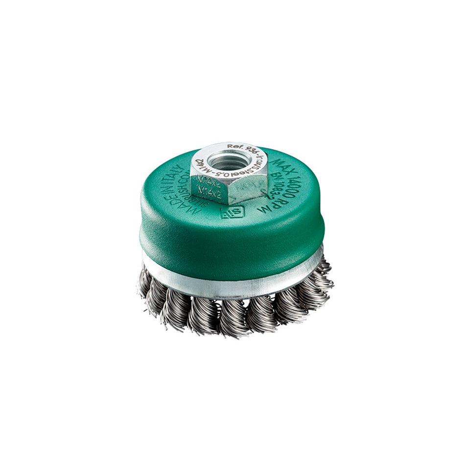 SIT Stainless Steel Twist Knot Cup Brush 70mm x M14
