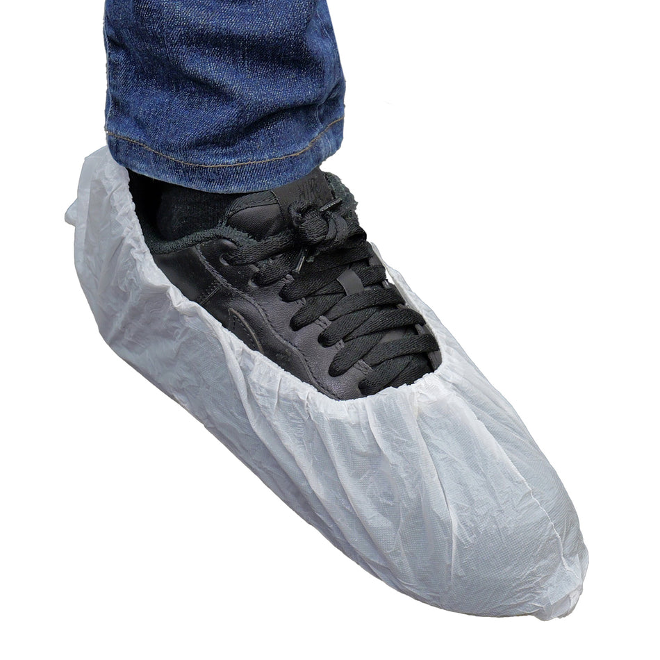 Proval Gloshie CPE Water Resistant Shoe Cover White