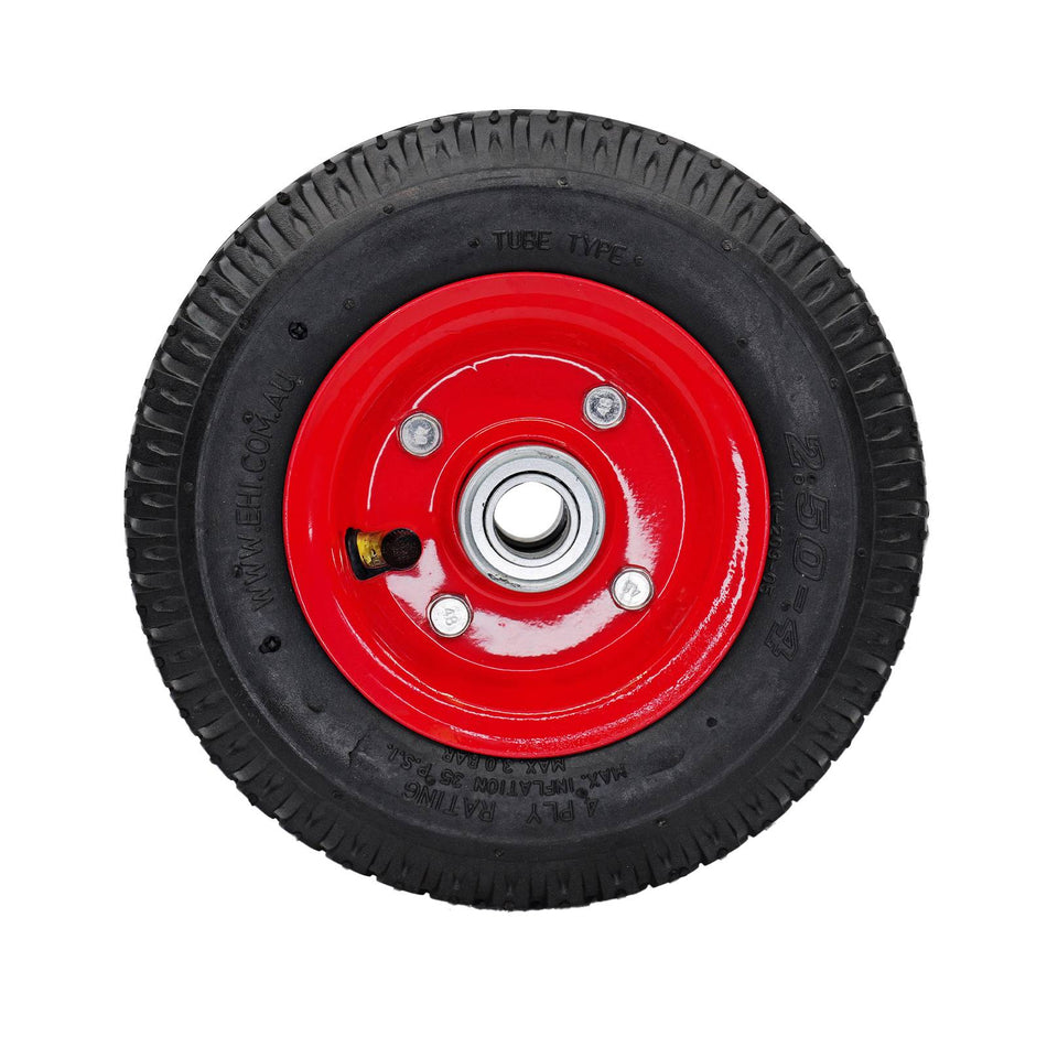 Easyroll 2.50x4" Pneumatic Wheel 20mm Bearing 140kg