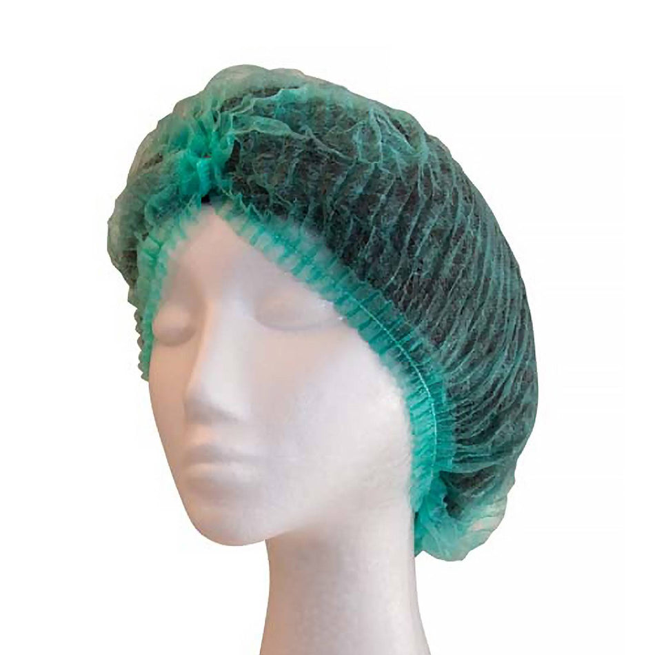 Proval Green Crimped Berets 21''