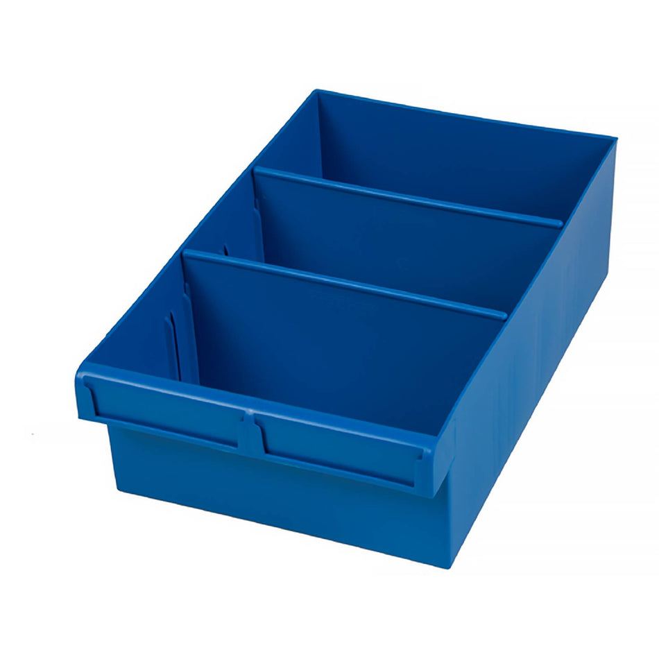 Fischer 200x100x300mm Blue Spare Parts Tray With Removable Dividers (Special Order)