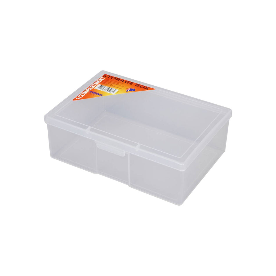 Fischer Clear Compartment Boxes (1 Compartment)
