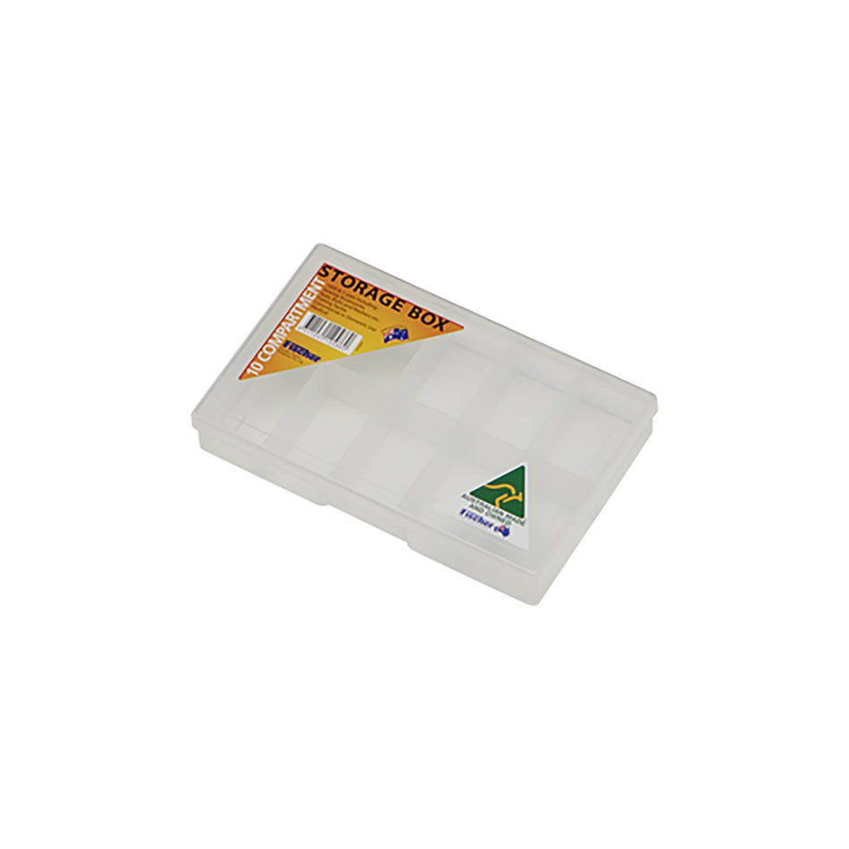 Fischer Clear Compartment Boxes (10 Compartment)