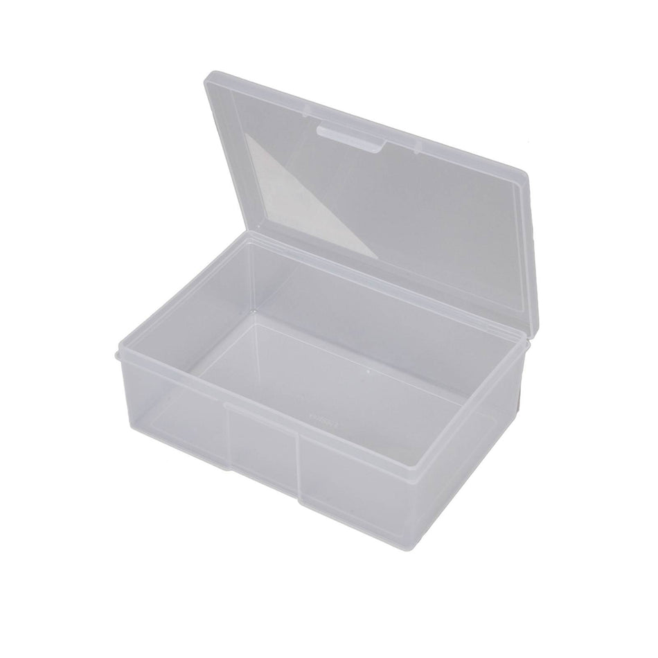 Fischer Medium Clear 1 Compartment Storage Box - No Label (Special Order)