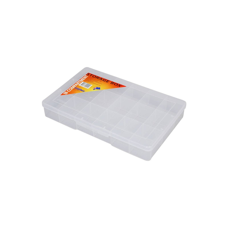 Fischer Clear Compartment Boxes (18 Compartment)