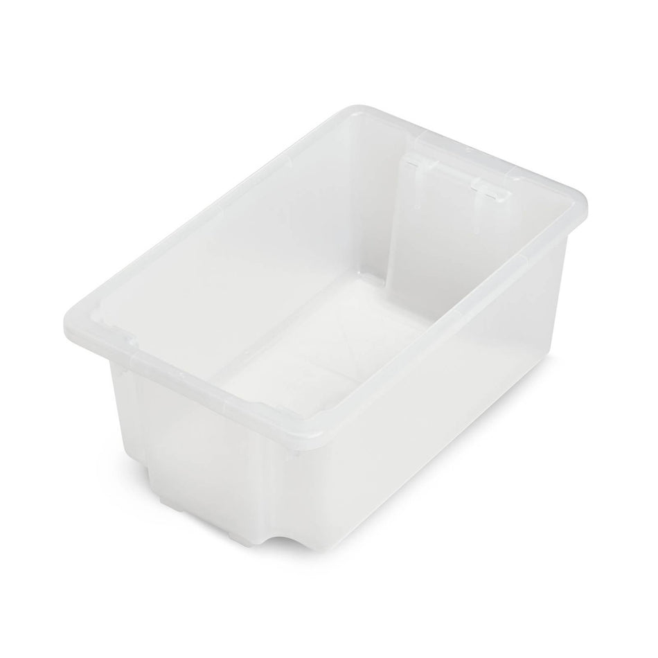 Fischer Clear Store Tub 52L Nesting Crate