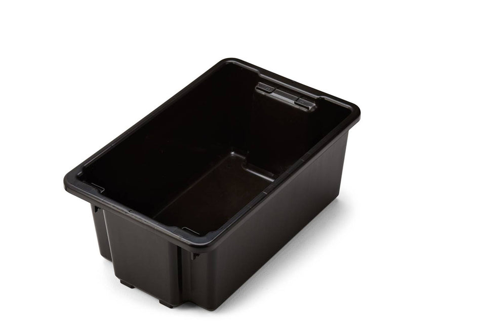 Fischer Black Store Tub 52L Nesting Crate