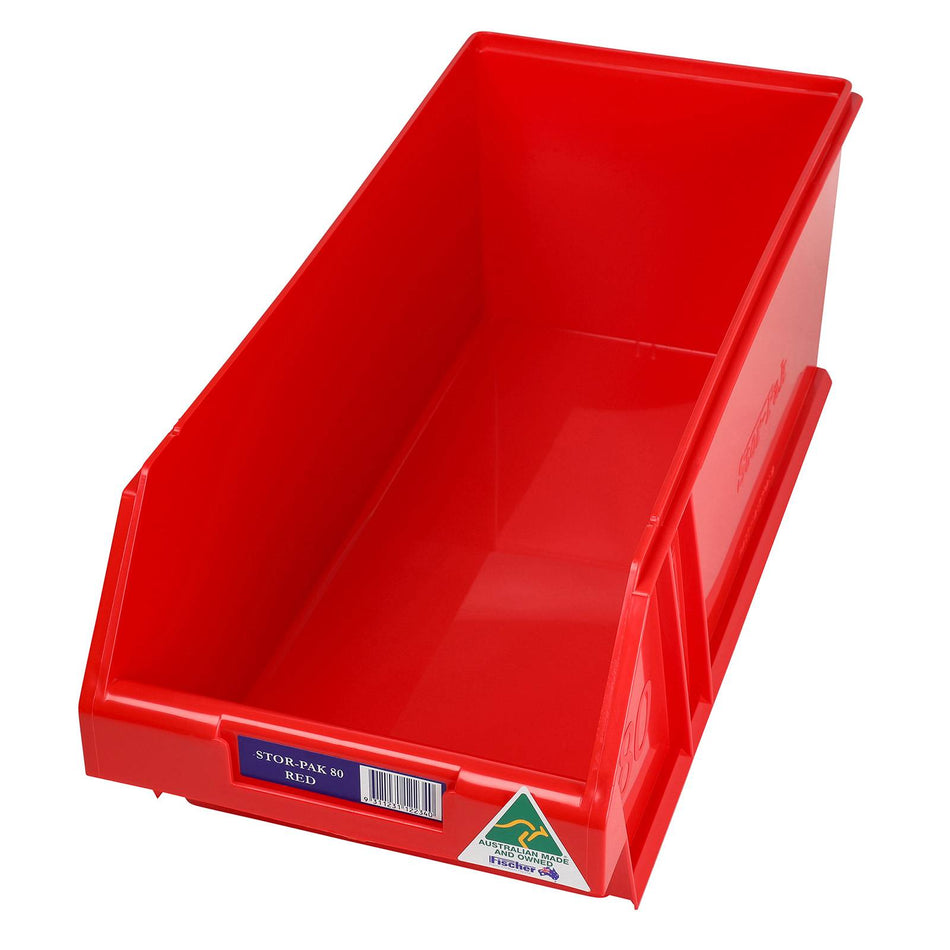 Fischer Red Extra Deep Stor Pak Bin (Special Order)