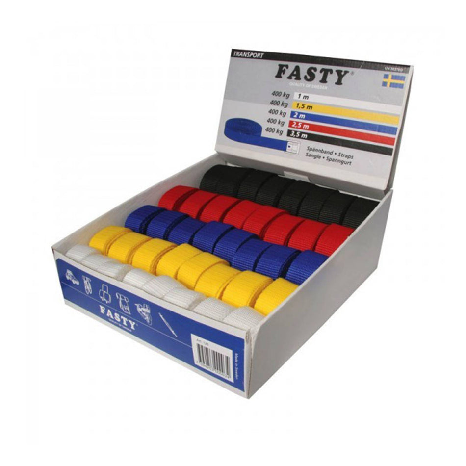 Fasty Tie Down Straps Retail Display Box