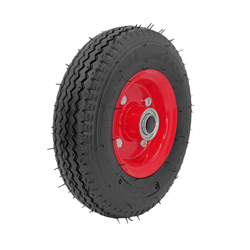 Easyroll 2.5x4" Foam Filled Wheel Steel Centred 20mm Bearing 75kg