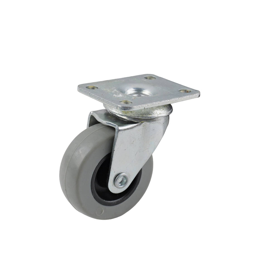 Easyroll 50mm Grey Urethane Swivel Plate G1 Series Castor 40kg