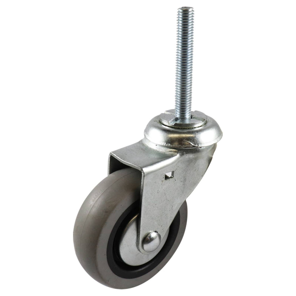 Easyroll 75mm Grey Rubber Swivel G1 Series Castor 55kg