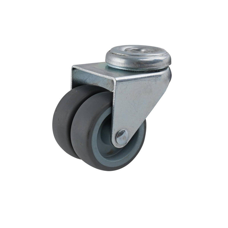 Easyroll 50mm Grey Rubber Bolt Hole G2 Series Castor 70kg