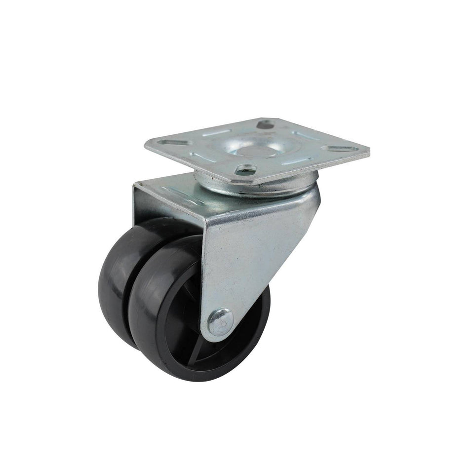 Easyroll 50mm Black Nylon Swivel Plate G2 Series Castor 70kg