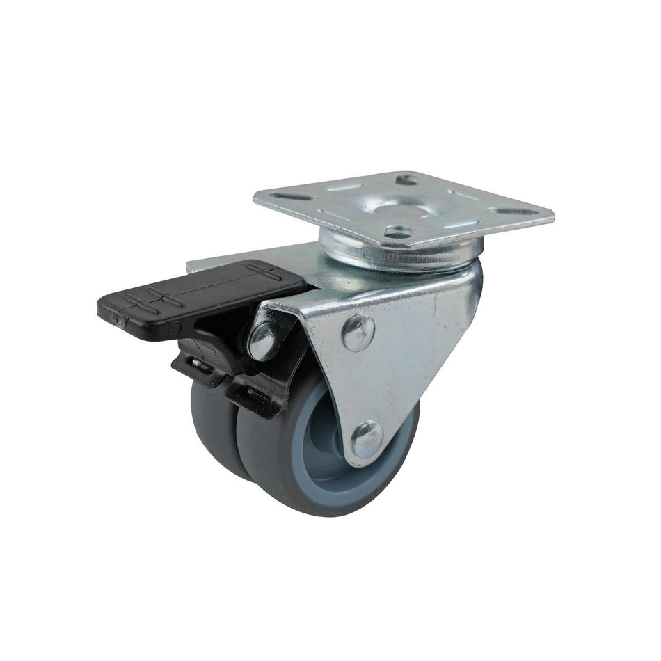 Easyroll 50mm Grey Rubber G2 Series Castor 70kg