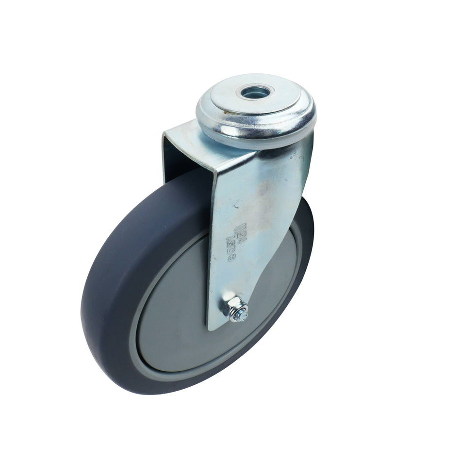 Easyroll 150mm Grey Rubber Bolt Hole G6 Series Castor 130kg
