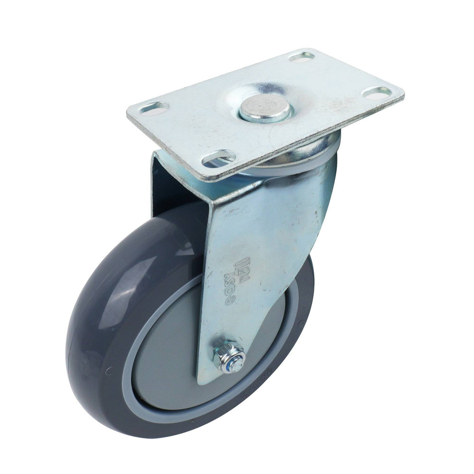 Easyroll 125mm Grey Urethane Swivel G6 Series Castor 130kg