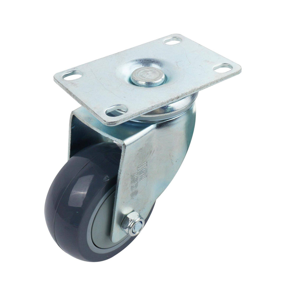 Easyroll 75mm Grey Urethane Swivel G6 Series Castor 90kg