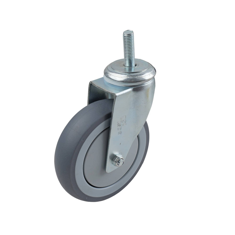 Easyroll 125mm Grey Rubber Swivel G6 Series Castor 130kg