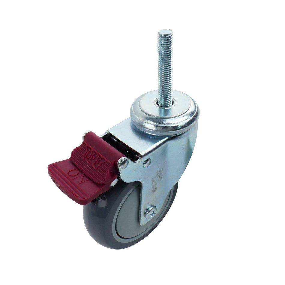 Easyroll 100mm Grey Urethane Swivel G6 Series Castor 120kg