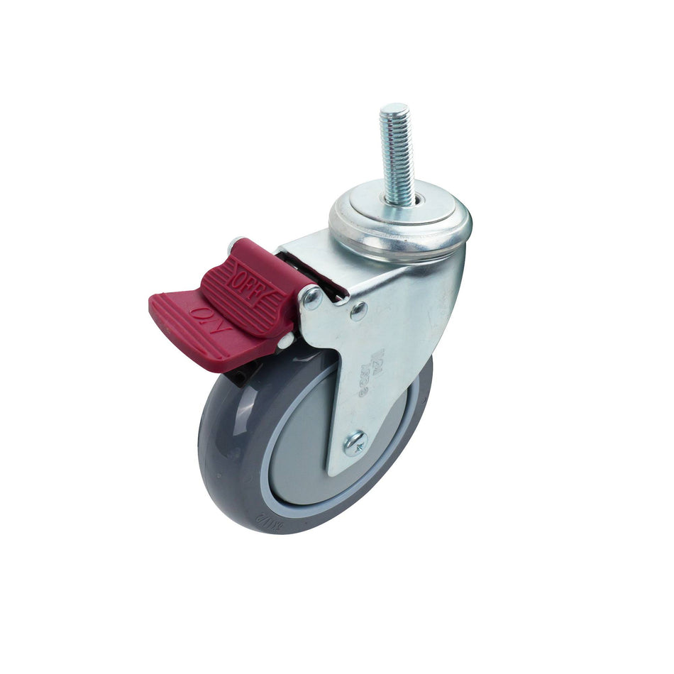 Easyroll 125mm Grey Urethane Swivel G6 Series Castor 130kg