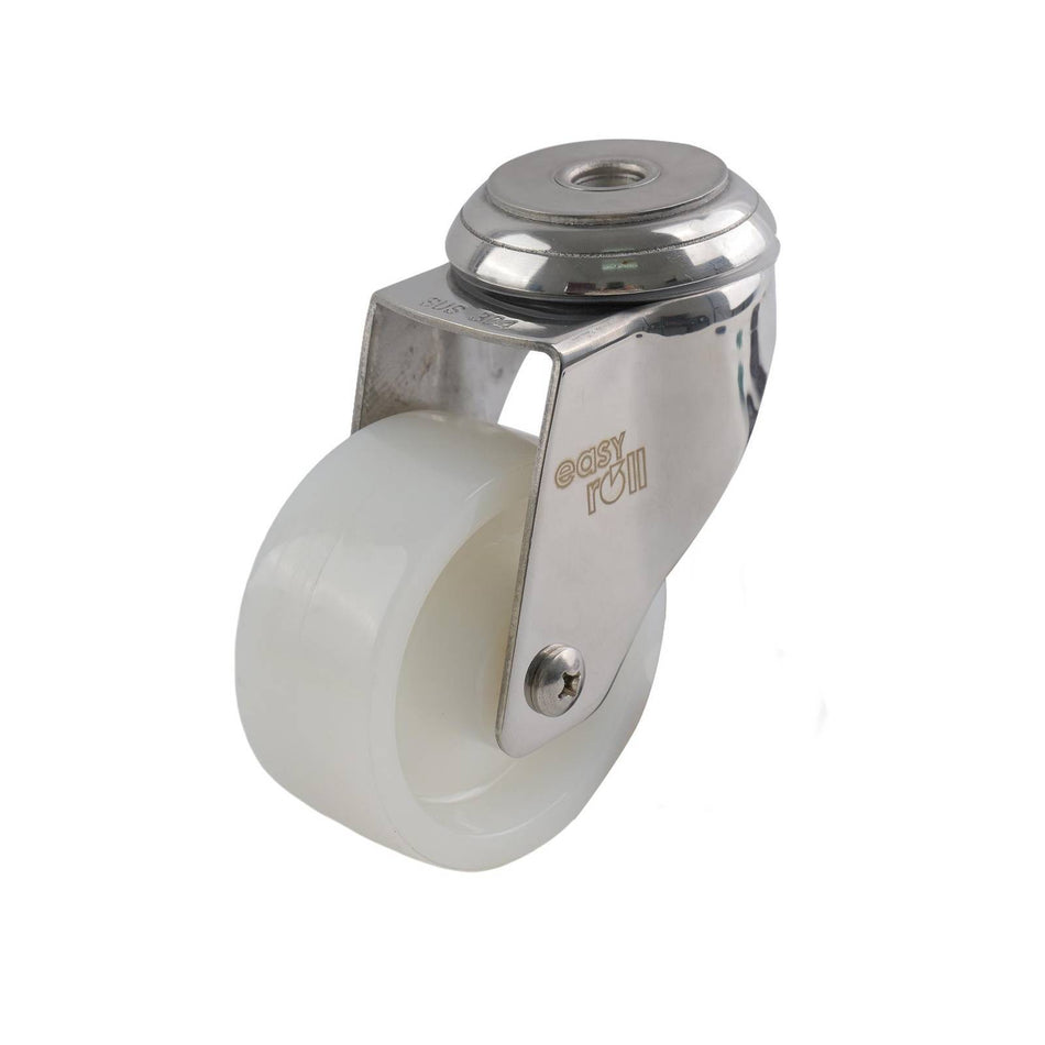 Easyroll 75mm White Nylon Bolt Hole G7 Series Castor 80kg