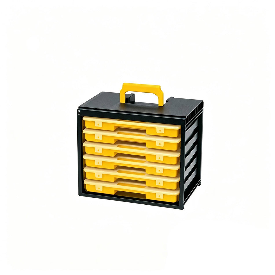 GDM 6 Removeable Trays Storage Chest Tool Box