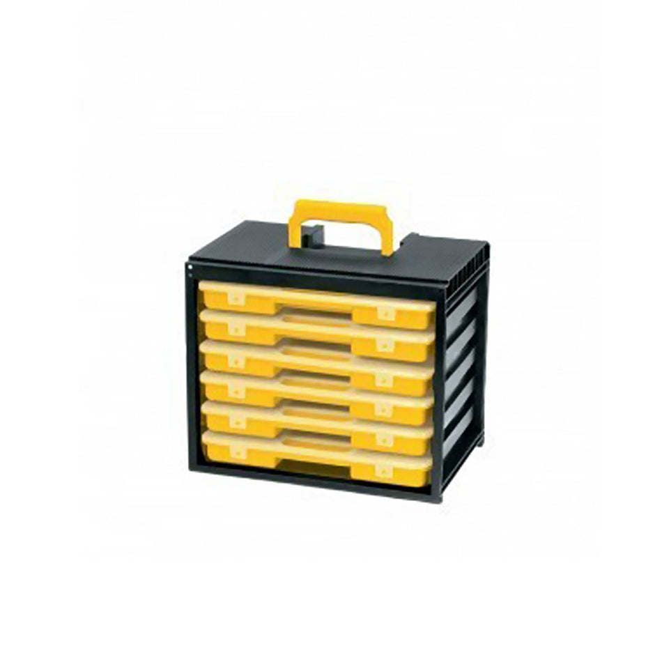 GDM 6 Removeable Trays Storage Chest Tool Box