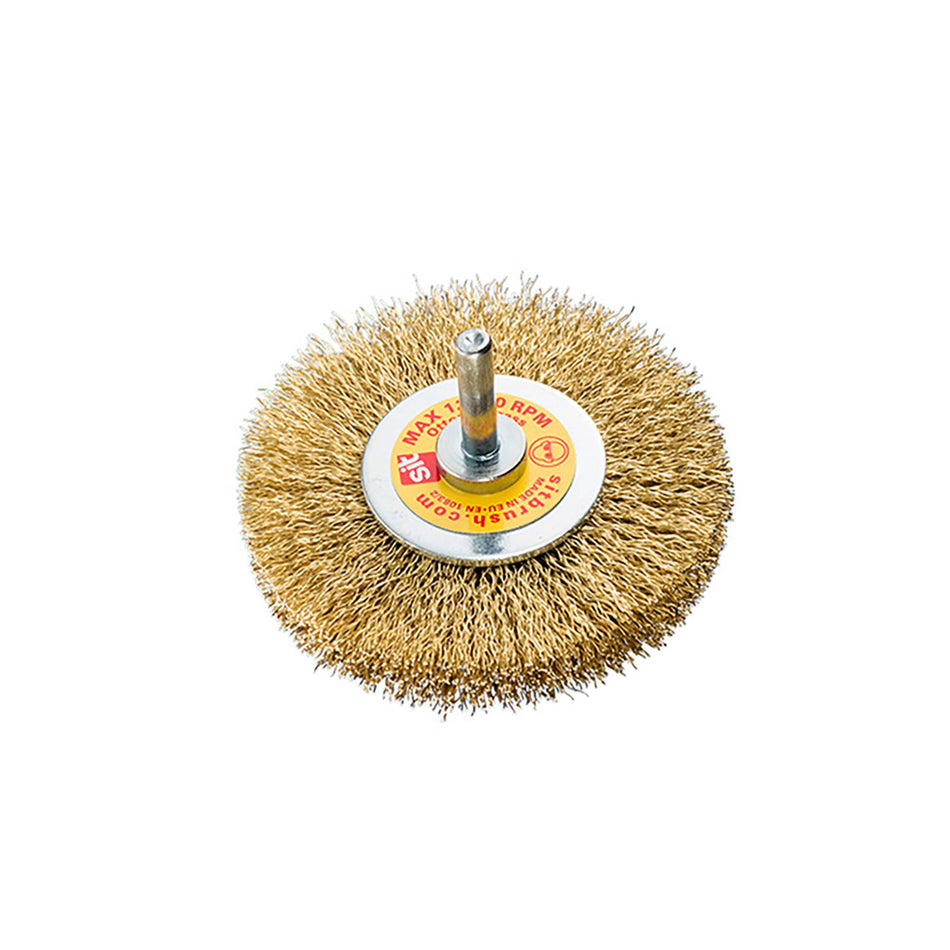 SIT Brass Crimped Wire Wheel 100mm x M6