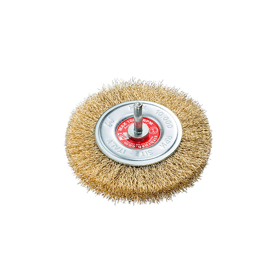 SIT Brass Crimped Wire Wheel 80mm x M6
