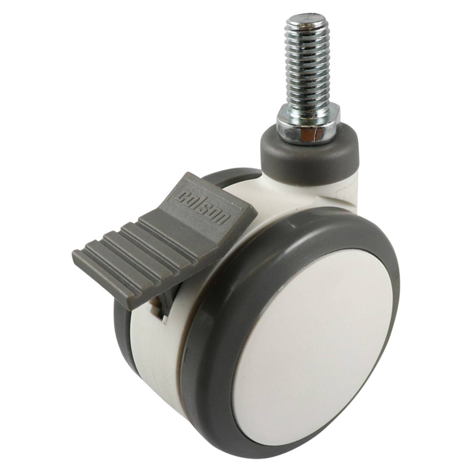 Colson 75mm Twin Wheel Swivel Brake H6 Series Castor 75kg