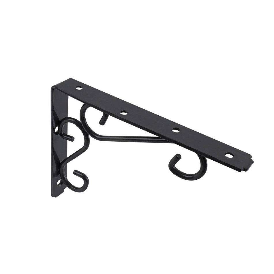 Carinya 200 x 150mm Dark Grey Heavy Duty Scroll Stayed Bracket