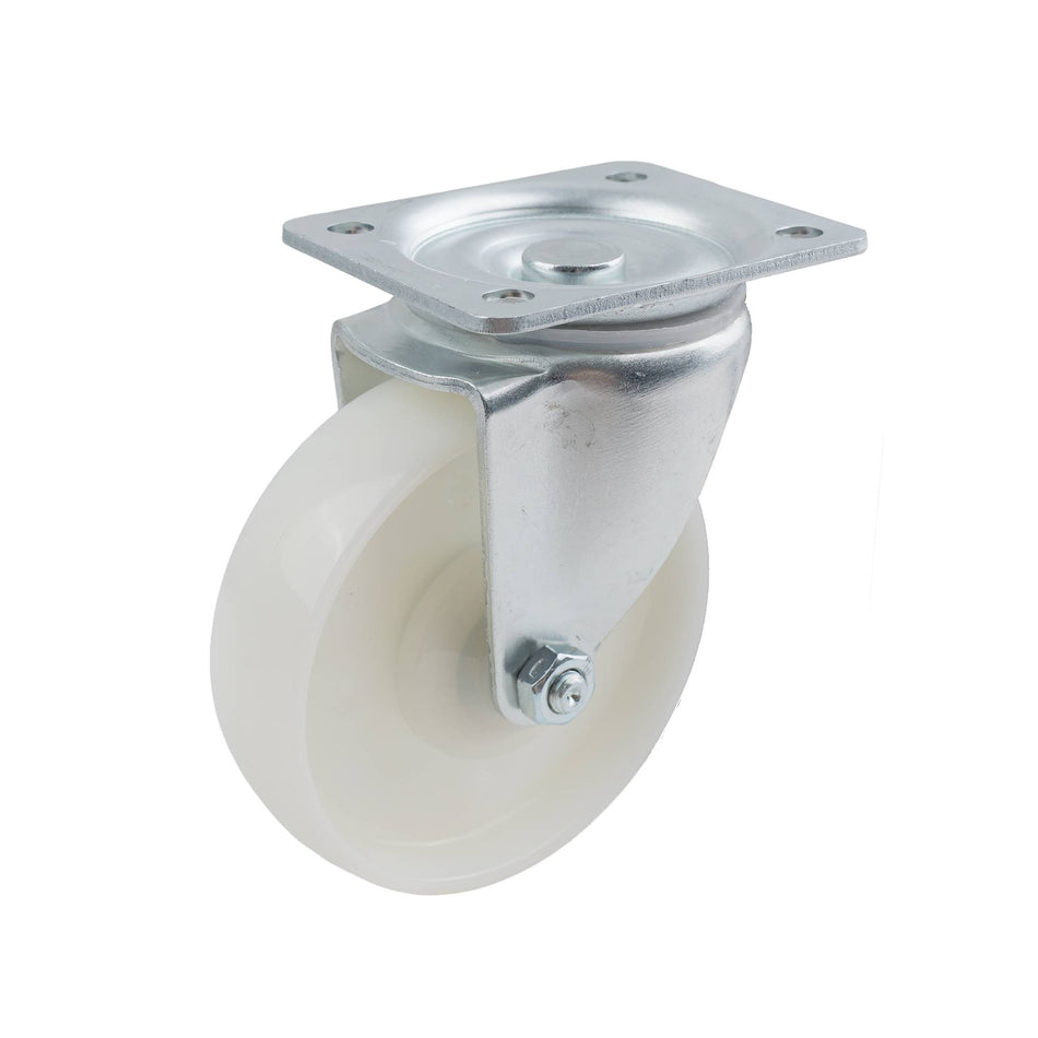 Colson 125mm White Nylon Swivel Plate I3 Series Castor 250kg