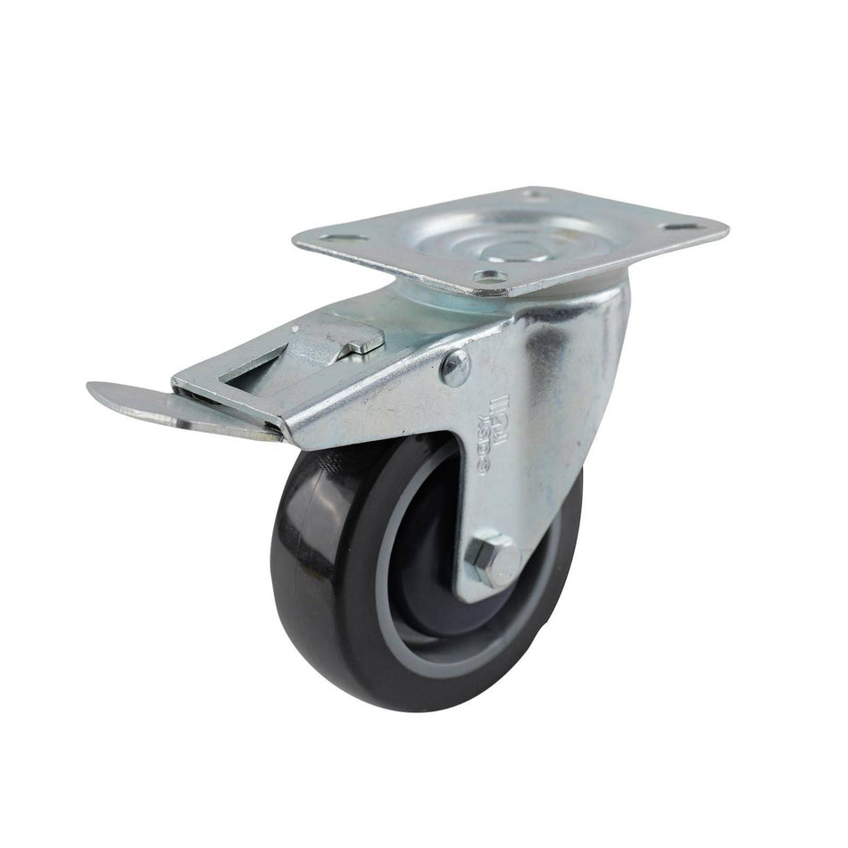 Easyroll 100mm Urethane Swivel Brake I4 Series Castor 100kg