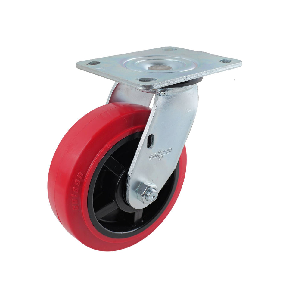 Colson 150mm Urethane Swivel Plate J3 Series Castor 410kg