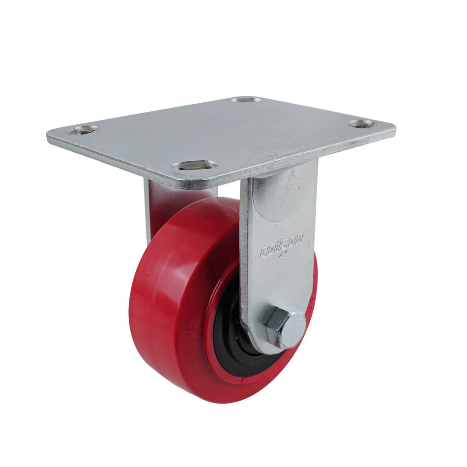 Colson 100mm Urethane Fixed Plate J3 Series Castor 280kg