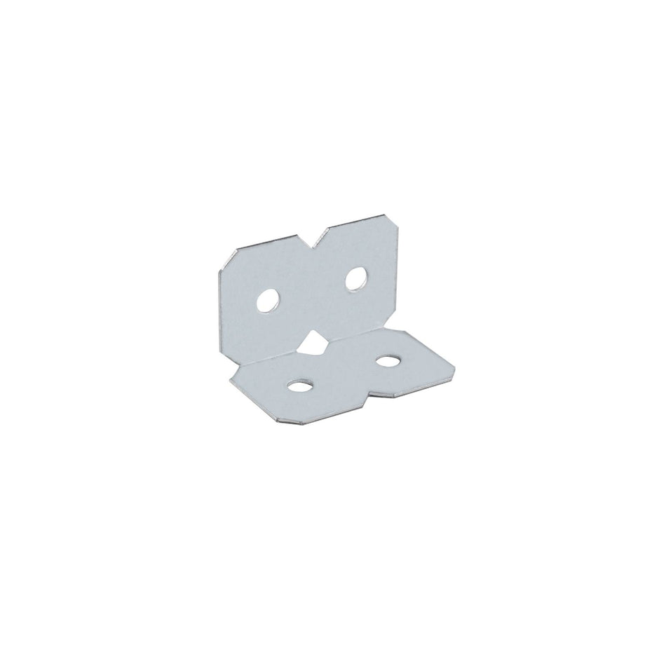 Carinya 25x 25 x 40 x 1mm Galvanised Angle Make-A-Bracket - 8 Pack