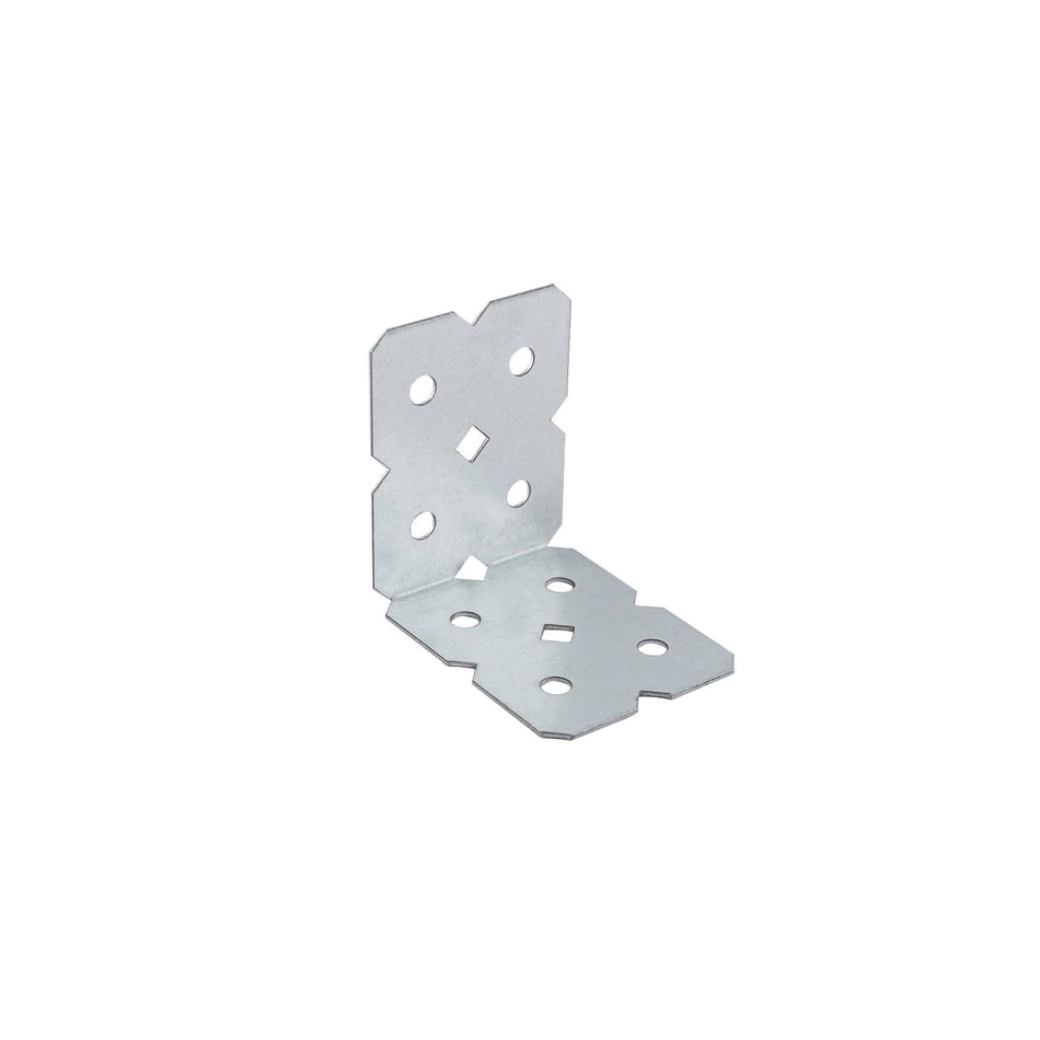 Carinya 50 x 50 x 40 x 1mm Galvanised Angle Make-A-Bracket - 8 Pack