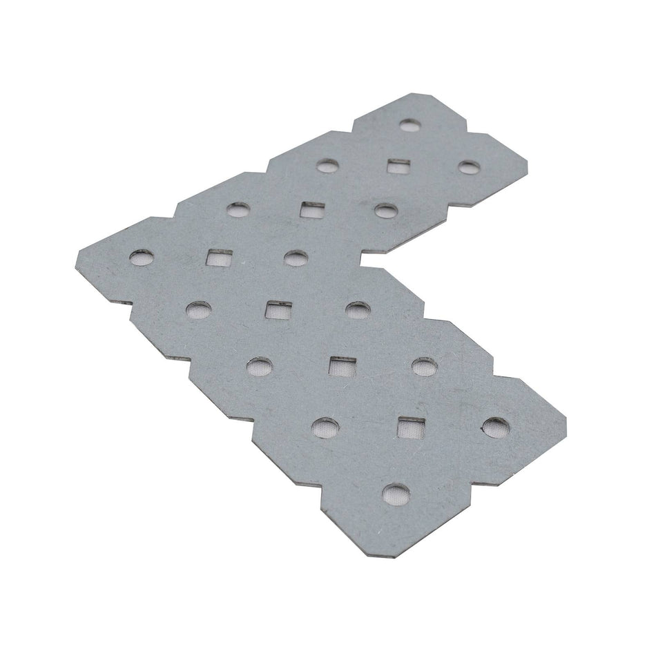 Carinya 100 x 100 x 50 x 1mm Galvanised L-Shape Make-A-Bracket