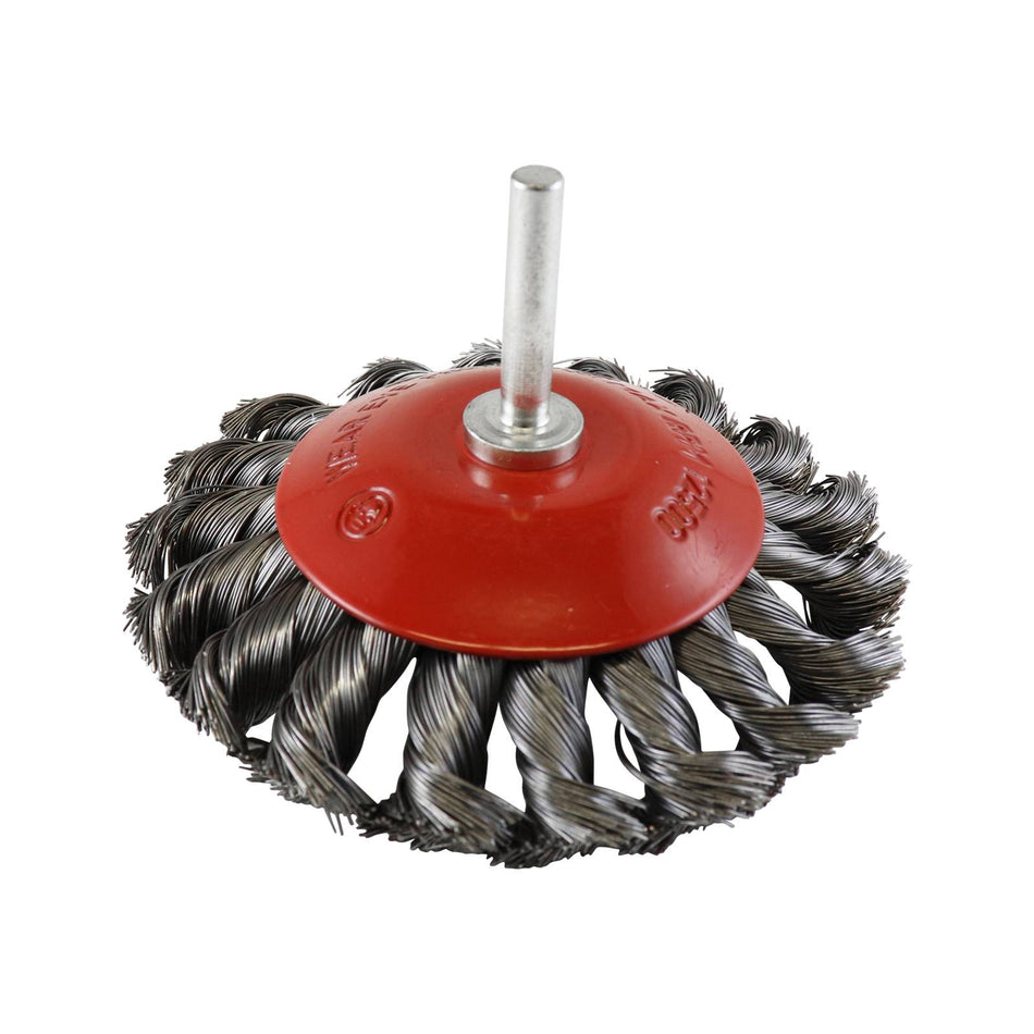 SIT Steel Twist Knot Conical Brush 100mm x M6