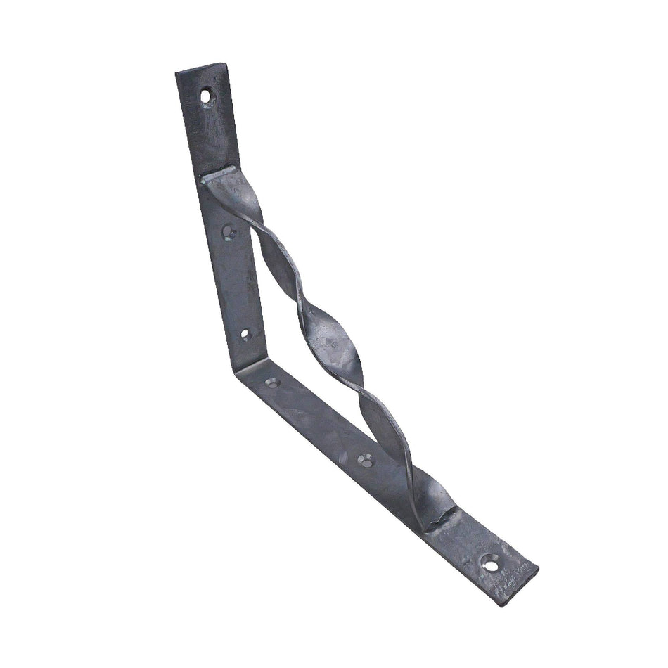 Carinya 250 x 200 x 30 x 3.5mm Single Galvanised Heavy Duty Stayed Twisted Bracket