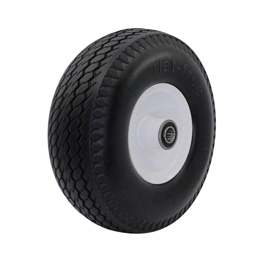 Easyroll 3.50x4" Flat Free Wheel 20mm Bearing 125kg